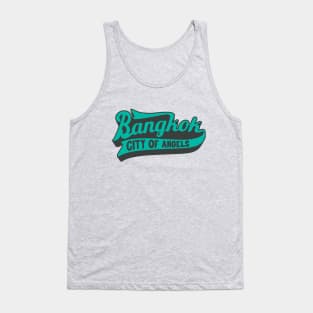 Stylish Bangkok Lettering Tank Top